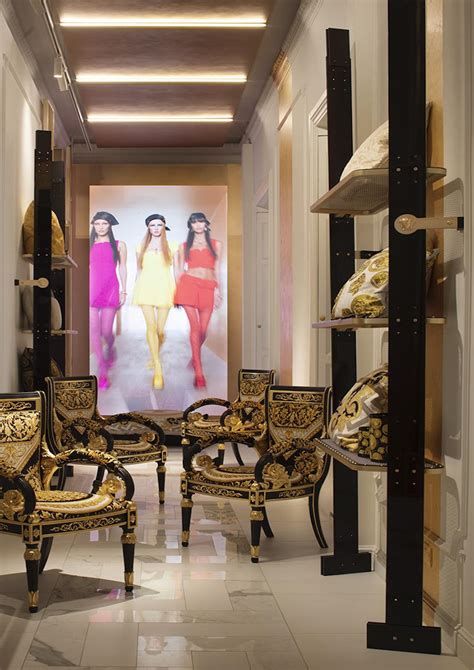 versace home store milan|versace furniture store.